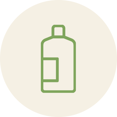 Icona cosmetico naturale al latte