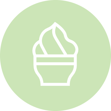 Icona dessert yogurt fresco in bicchiere